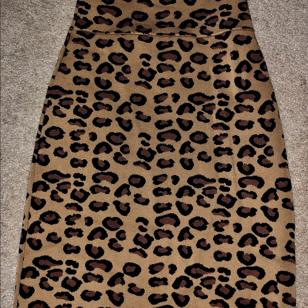 Cheetah Print BCBG bandage skirt